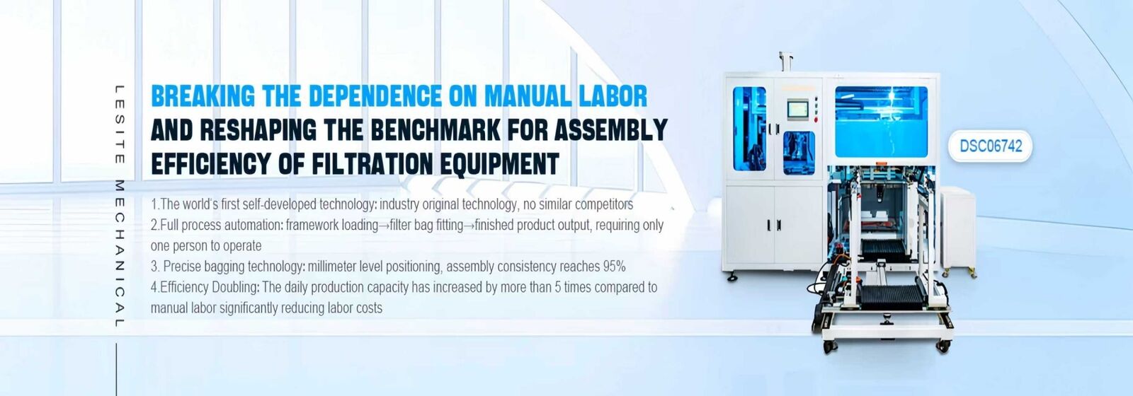 Filtro de ar que faz a máquina