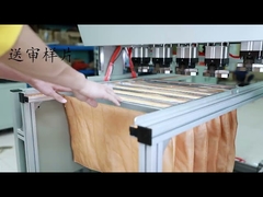 7pa Semi Automatic Air Filter Manufacturing Machine For Decorative Strips Pocket filter