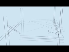 Equipamento de corte externo de armações de filtro de bolso de ar, filtro de placas, perfil de alumínio