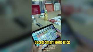 Jogando tablet no trabalho? Na verdade, controle remoto inteligente da máquina de produção de filtros