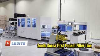 Primeira linha de montagem automática de filtros de bolso da Coreia do Sul colocada em operação