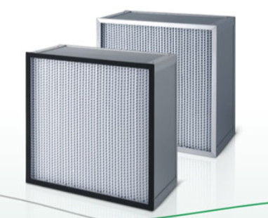 Alta capacidade de captação de poeira Filtro HEPA de revestimento profundo Boa penetração do fluxo de ar Uniformidade