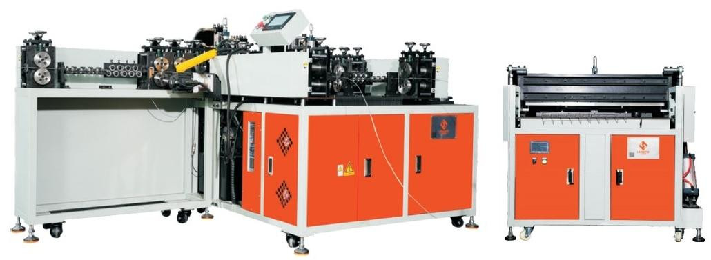 Automático de corte de curvatura HVAC Filtro de ar de fabricação de máquina de precisão para a fabricação simplificada