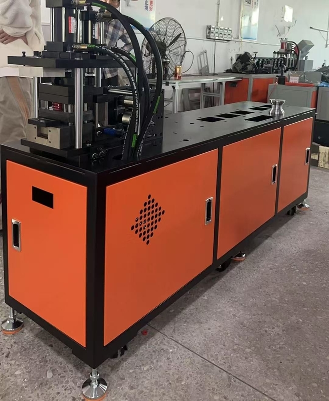 Máquina de fabricação de moldes de filtros de ar automáticos duráveis com dobra de corte