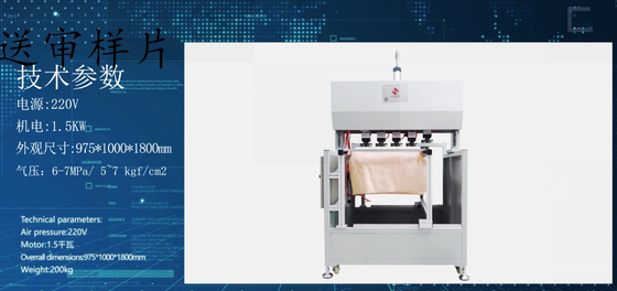 6.5 - máquina semi automática da fabricação do filtro de ar 7Pa